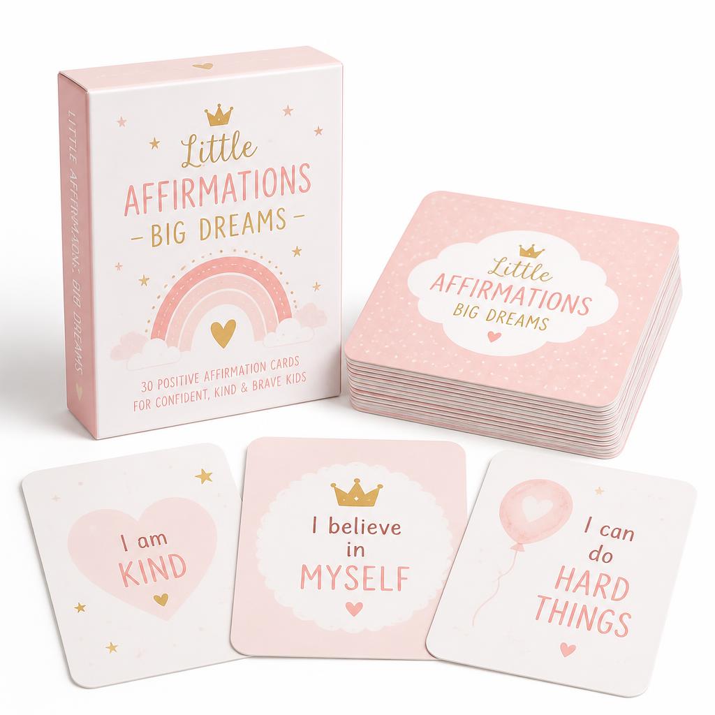 Children's affirmation cards deck